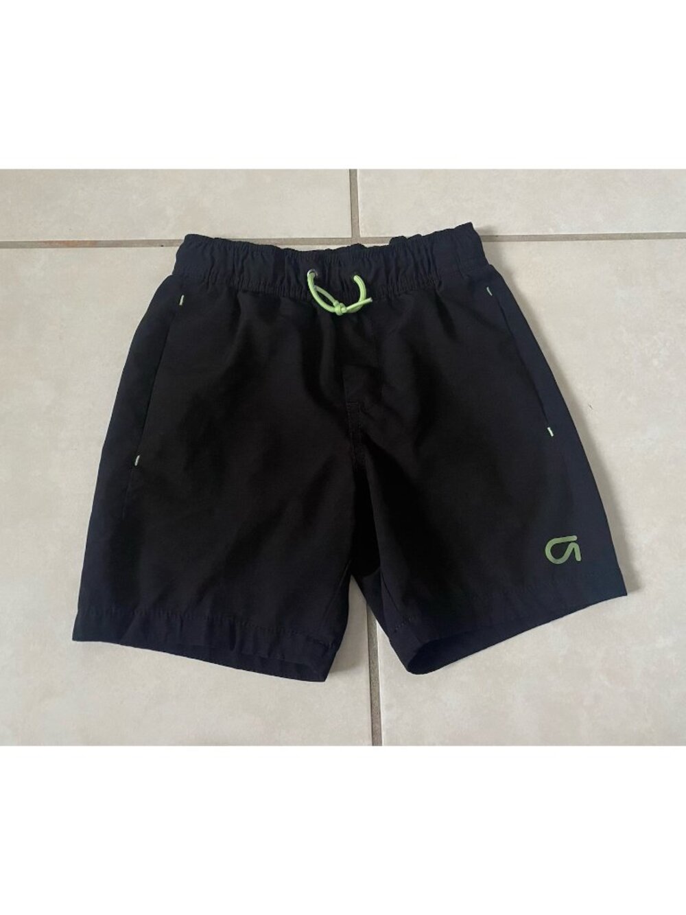Gap Kids Quick Dry Lined Shorts Pool to Play Black Sz XS 4/5 Boys Hybrid Swim